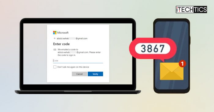 Two factor authentication Microsoft Account