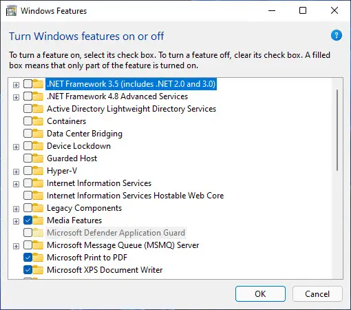 4 Ways to Install Windows Optional Features Without Internet (Offline) 2 features