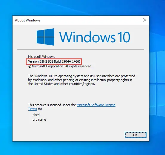 Windows 10 Cumulative Update KB5009543 Released For 21H2, 21H1, 20H2 3 updated 4