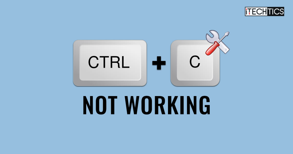 How To Fix CTRL C Not Working