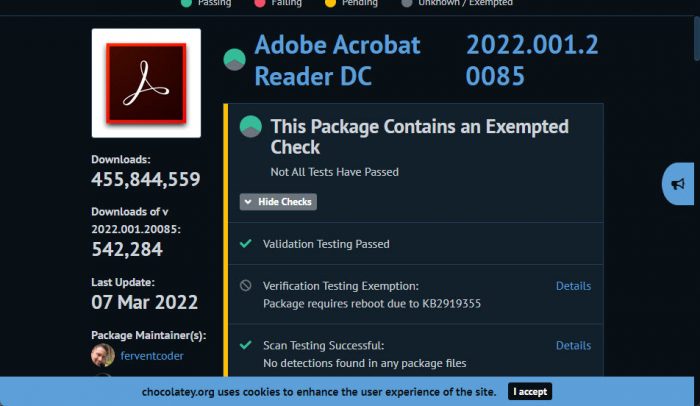 Install Apps And Programs From Command Line Using Chocolatey 7 Information on Chocolatey package