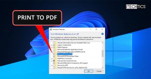 How To Restore Missing “Print To PDF” Option In Windows 11/10