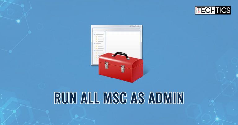 Run All MSC As Admin