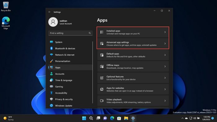 Download and Install Windows 11 Version 22H2 (2022 Update) 34 apps