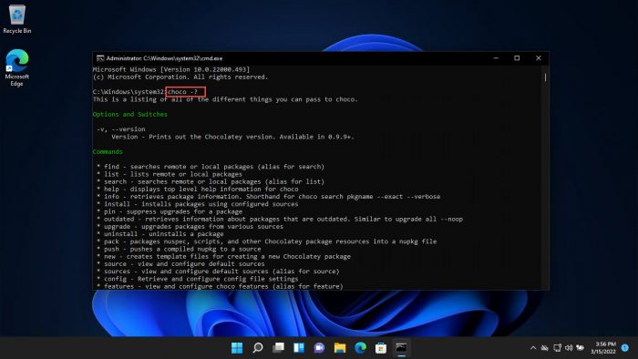 Install Apps And Programs From Command Line Using Chocolatey 5 choco