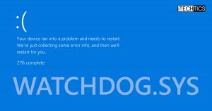 How To Fix Watchdog.Sys BSoD In Windows 11/10
