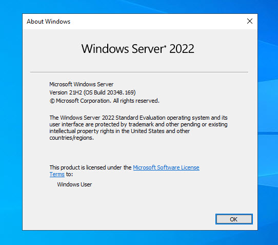 Display Windows Server details