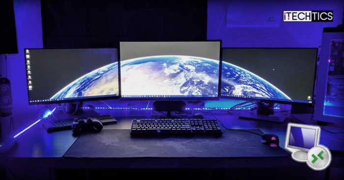 Multiple monitors with Remote Desktop Connection