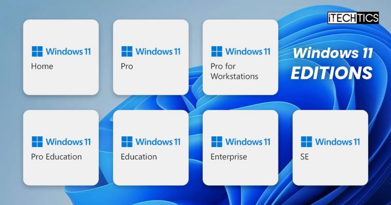 Difference Between Windows 11 Editions (Home, Professional, Enterprise ...