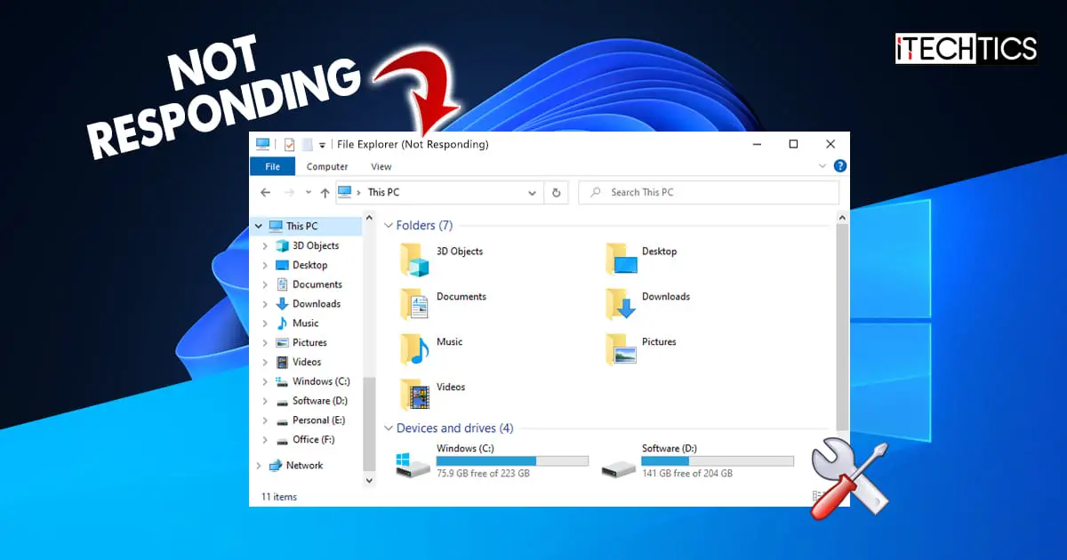 How To Fix File Explorer "Not Responding" In Windows 1 File Explorer Not Responding Fix