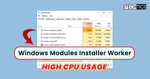 How To Fix Windows Modules Installer Worker (TiWorker.exe) High CPU Usage