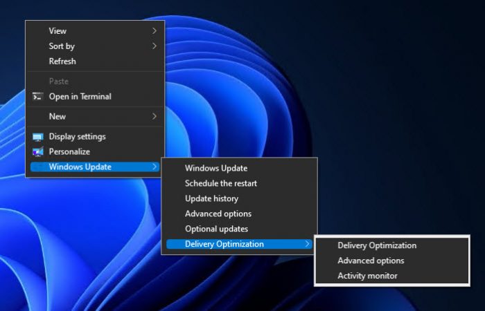 How To Add Windows Update Shortcut To Context Menu In Windows 11/10 14 Windows update shortcuts Windows 11