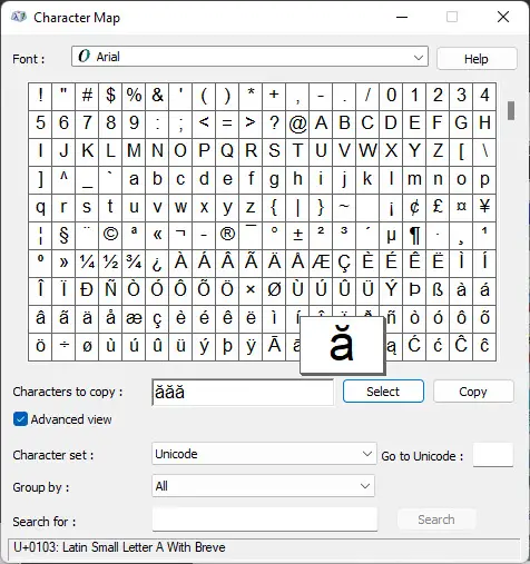 What Are Windows 11 Administrative Tools/Windows Tools 1 Character Map