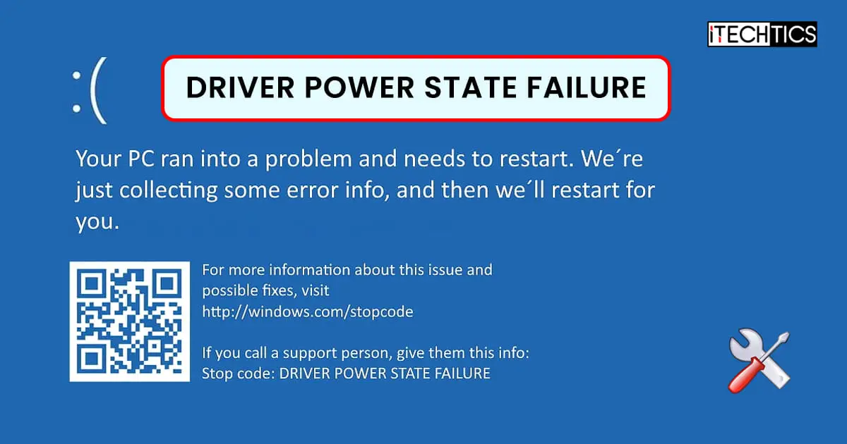 How To Fix Driver Power State Failure Bsod In Windows 10 11