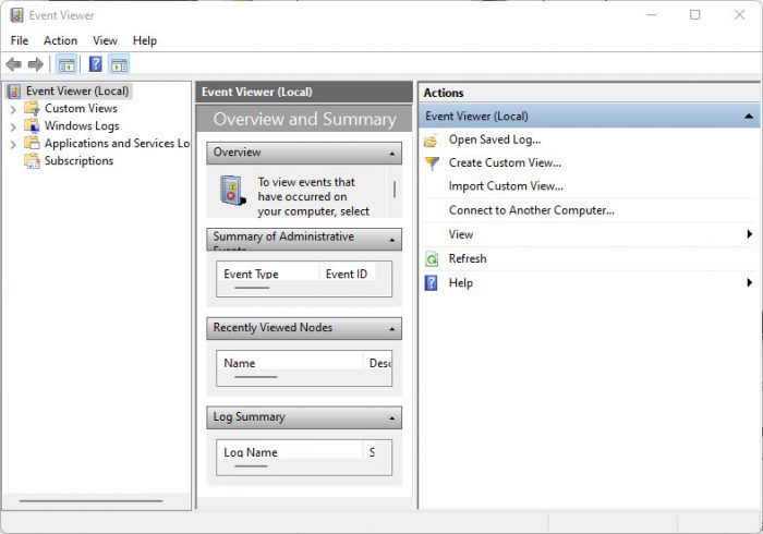 What Are Windows 11 Administrative Tools/Windows Tools 8 Event Viewer