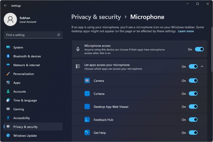 Windows 11 Hardening Guide 26 Manage which apps to allow permissions