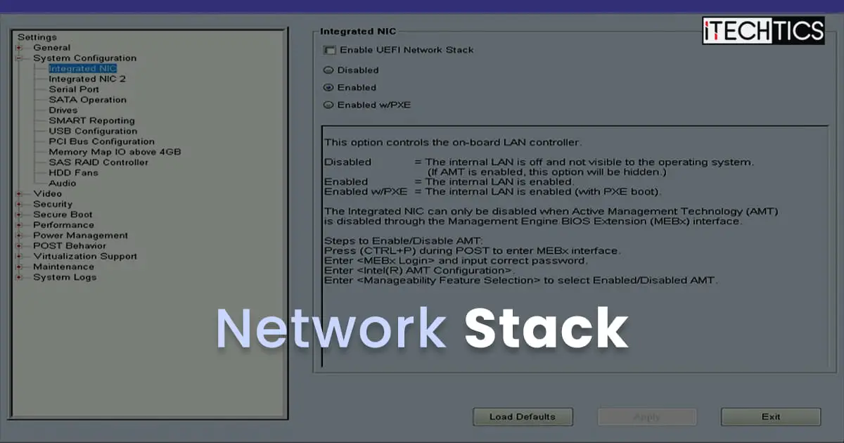 BIOS Network Stack