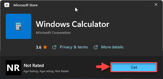 Get the Windows Calculator app