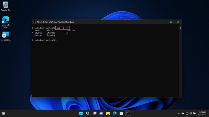 How To Install Windows Subsystem For Linux 2 (WSL2) On Windows 11/10 16 Check WSL installed and default distro