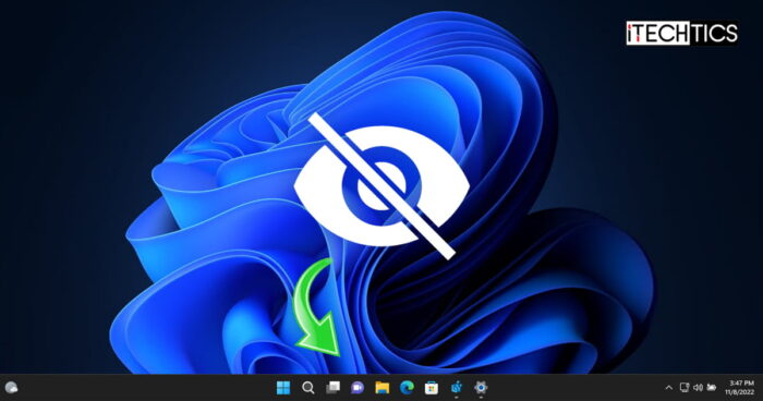 Hide taskbar icons Windows 11