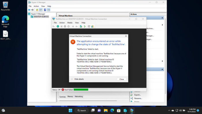 How To Enable Nested Virtualization (VT-x) On Hyper-V, VMWare, VirtualBox VMs In Windows 1 VM ran wiothout nested virtualization