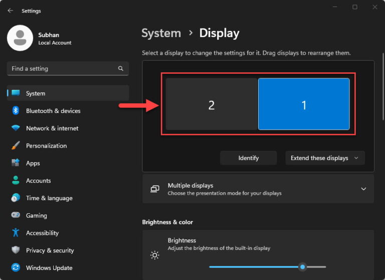 How to disconnect 2nd and 3rd monitor without unplugging on windows 10 11