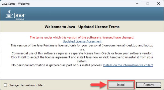 Install Java