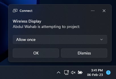 What is Wireless Display In Windows And How To Project/Cast Your Screen 9 Allow projecting to this PC