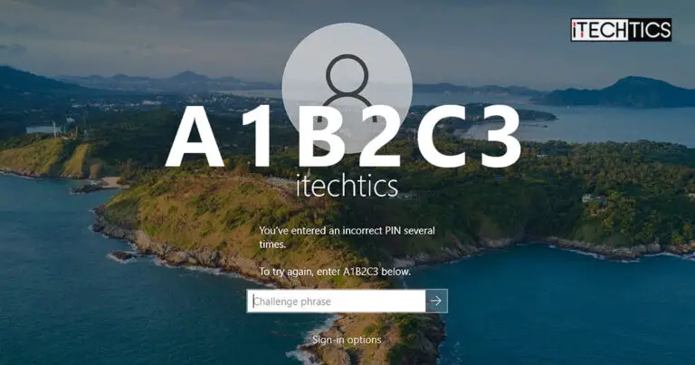 Fix/Workaround For Windows Asking To Enter A1B2C3 Challenge Phrase