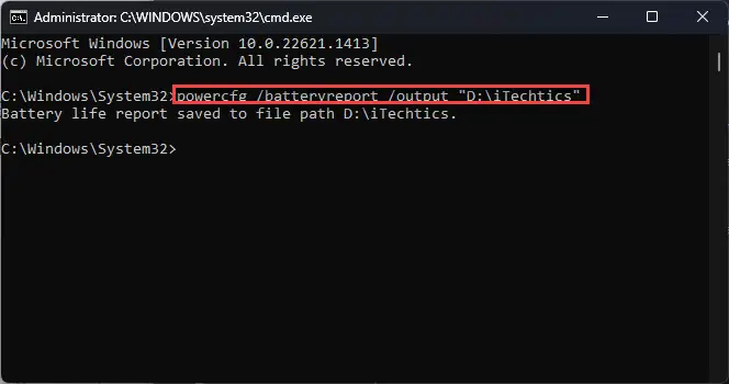 How To Check Laptop Battery Health In Windows 10, 11 3 Change output directory of the generated Battery Health Report
