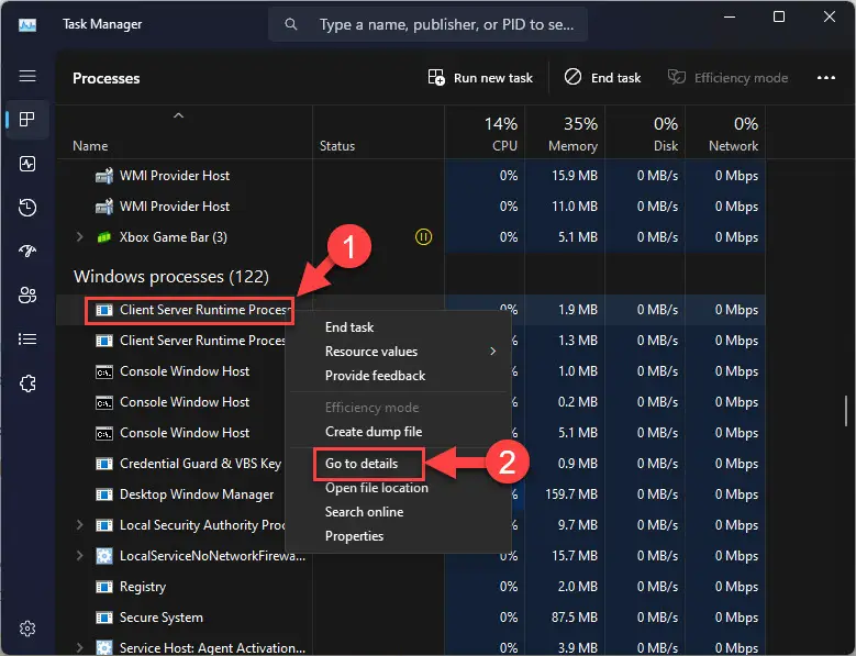 Centraliseren Verzamelen Op te slaan How To Fix "Client Server Runtime Process" (csrss.exe) High GPU Usage Centraliseren Verzamelen Op te slaan How To Fix "Client Server Runtime Process" (csrss.exe) High GPU Usage