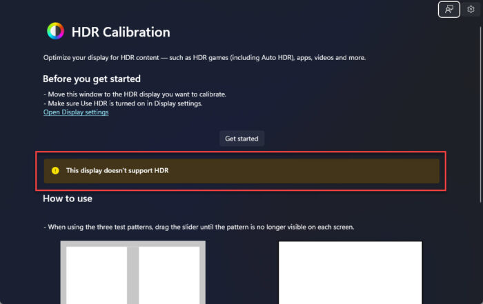 How To Calibrate Your HDR Display On Windows 11 For Best Graphics 4 The display does not support HDR
