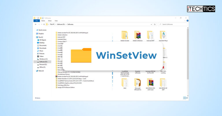 How To Change File Explorer Global View Using WinSetView
