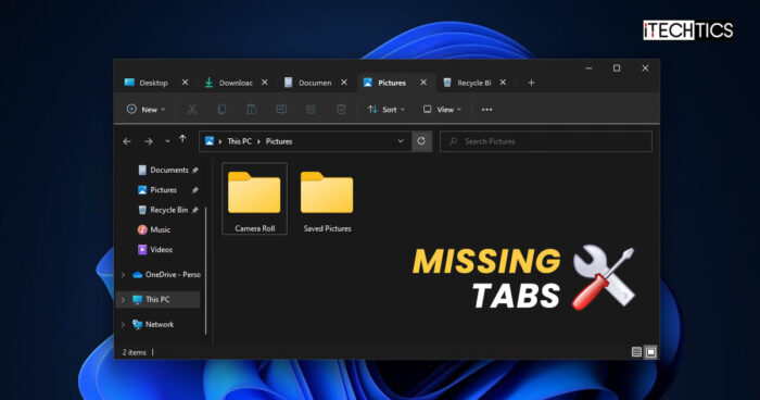 如何修复缺失的文件在Windows Explorer选项卡11