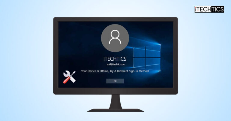 How To Fix Your Device Is Offline Try A Different Sign in Method In Windows