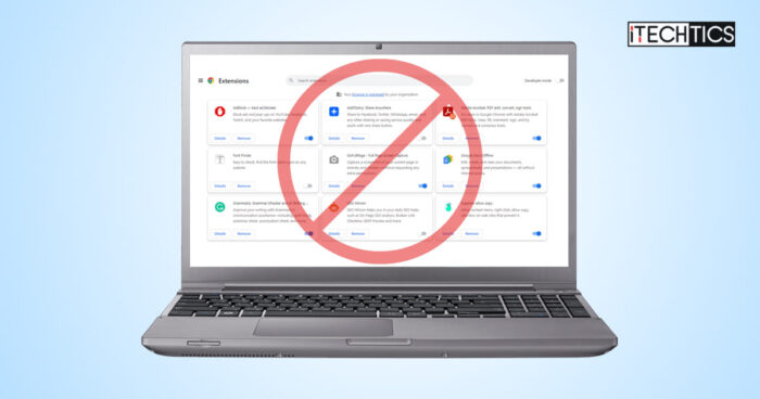 禁用管理Google Chrome扩展特定的网站
