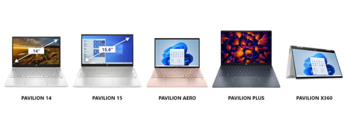 All HP Pavilion subseries