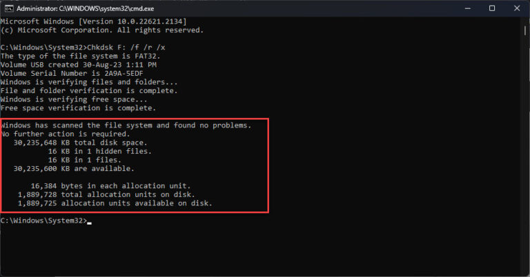 How To Format USB Flash Drive From Command Line In Windows 11