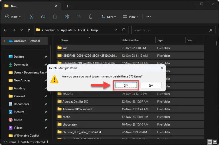 How To Delete Temporary Files On Windows 11, 10