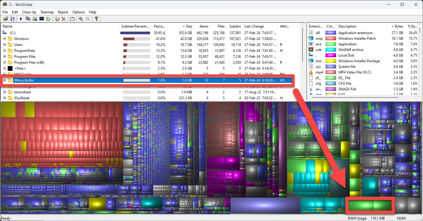 How To Delete/Empty The Hidden Recycle Bin (RECYCLE.BIN) Folder On Windows