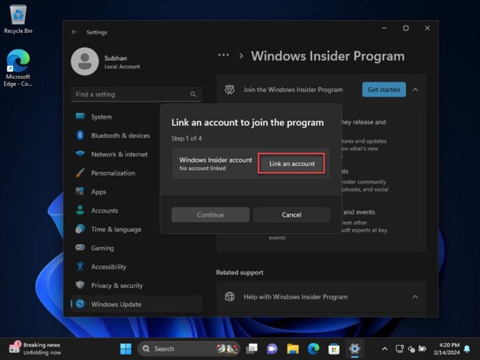 Microsoft Is Bringing An Improved Context Menu To Windows 11 4 Link a Microsoft account