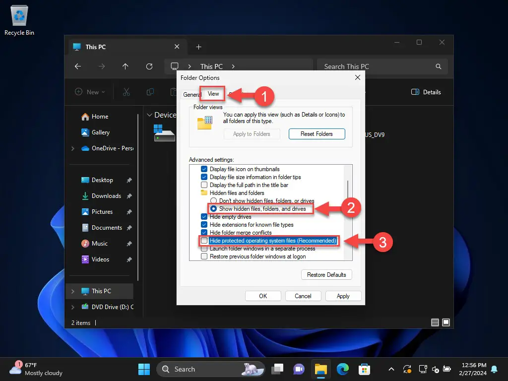 How To Delete/Empty The Hidden Recycle Bin ($RECYCLE.BIN) Folder On Windows