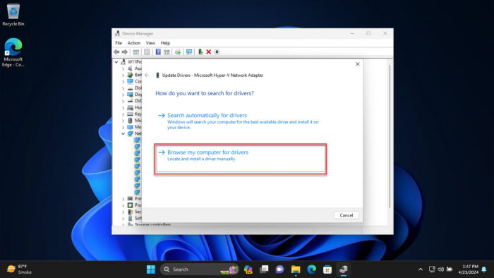 How To Backup And Restore Device Drivers On Windows 11, 10 7 Browse computer for drivers