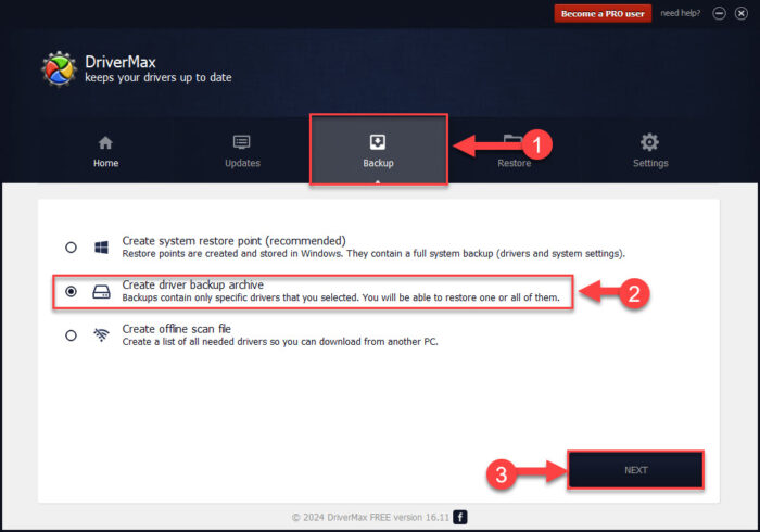 How To Backup And Restore Device Drivers On Windows 11, 10 12 Create driver backup archive with DriverMax
