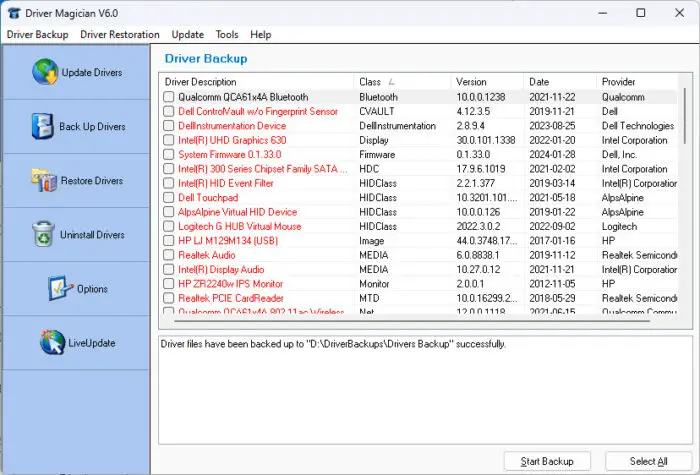 How To Backup And Restore Device Drivers On Windows 11, 10 18 Driver Magician