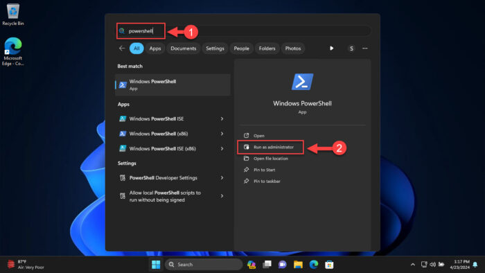 How To Backup And Restore Device Drivers On Windows 11, 10 3 Run PowerShell as administrator