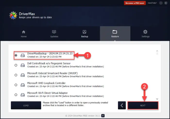 How To Backup And Restore Device Drivers On Windows 11, 10 15 Select driver archive