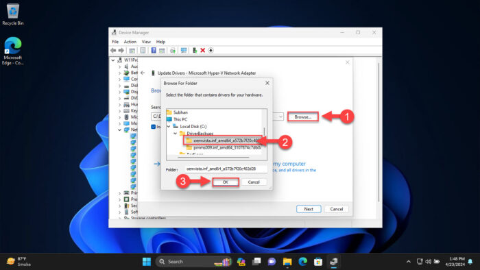 How To Backup And Restore Device Drivers On Windows 11, 10 8 Select the driver to restore