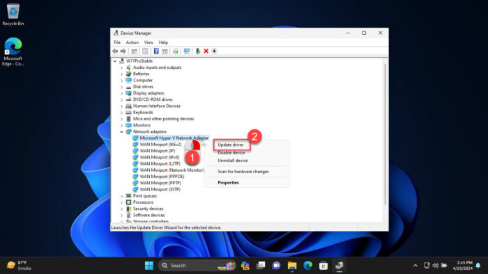 How To Backup And Restore Device Drivers On Windows 11, 10 6 Update driver from Device Manager