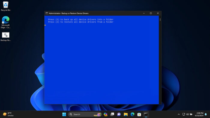 How To Backup And Restore Device Drivers On Windows 11, 10 11 backup or restore all device drivers with batch file